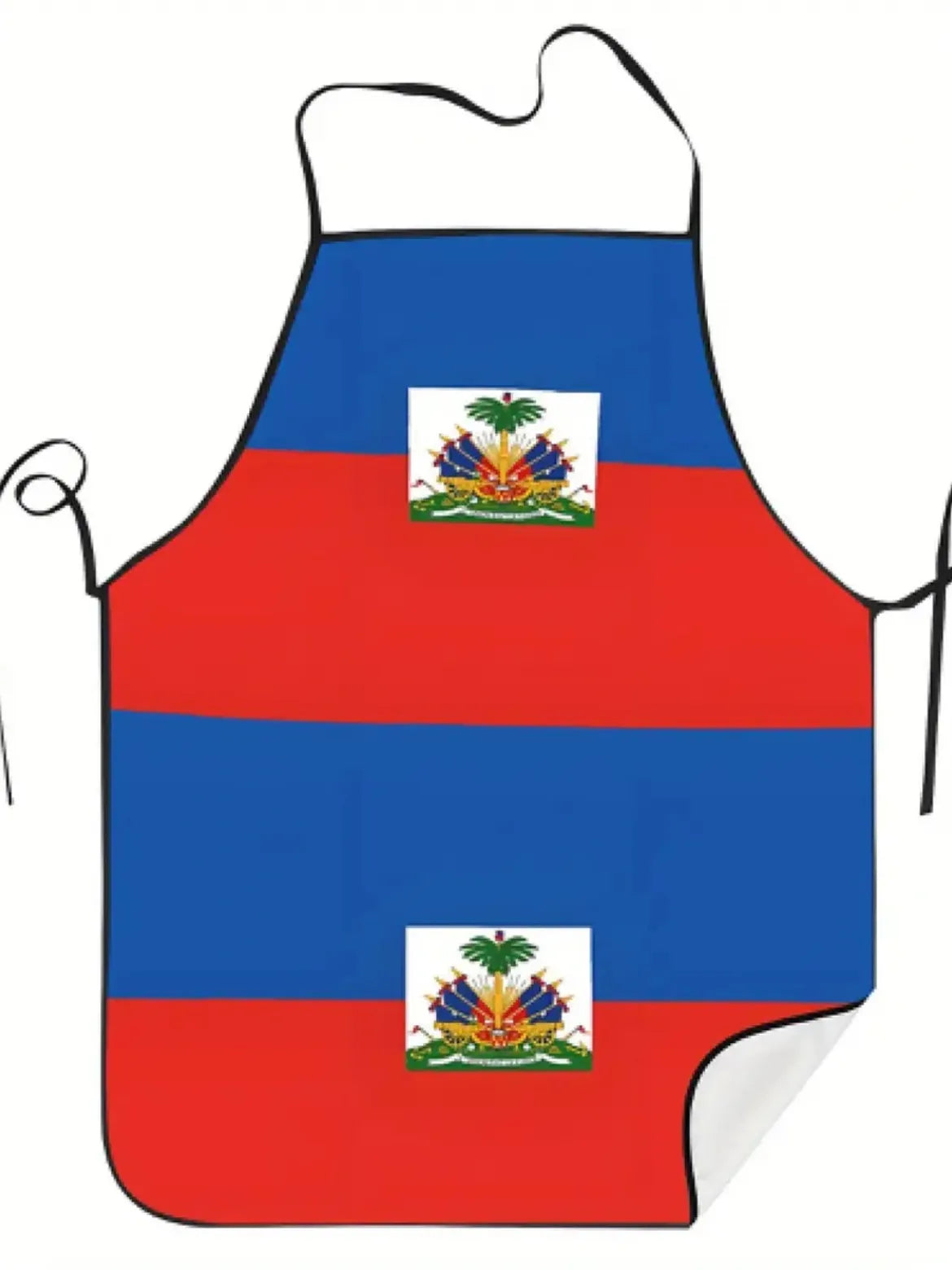 Adjustable Haitian Flag-Inspired Men/Women' Apron